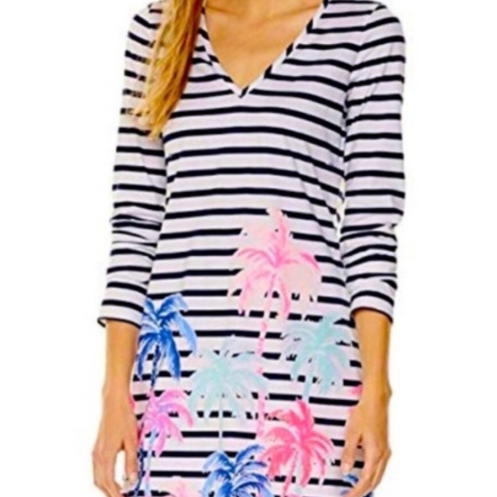 Lilly Pulitzer NWT Beacon Striped Cotton Dress